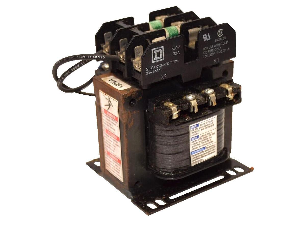 Used SQUARE D 9070TF150D5 150Va Transformer