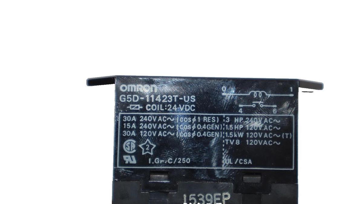 Used Omron G5D-11423T-US , 24V Coil Relay