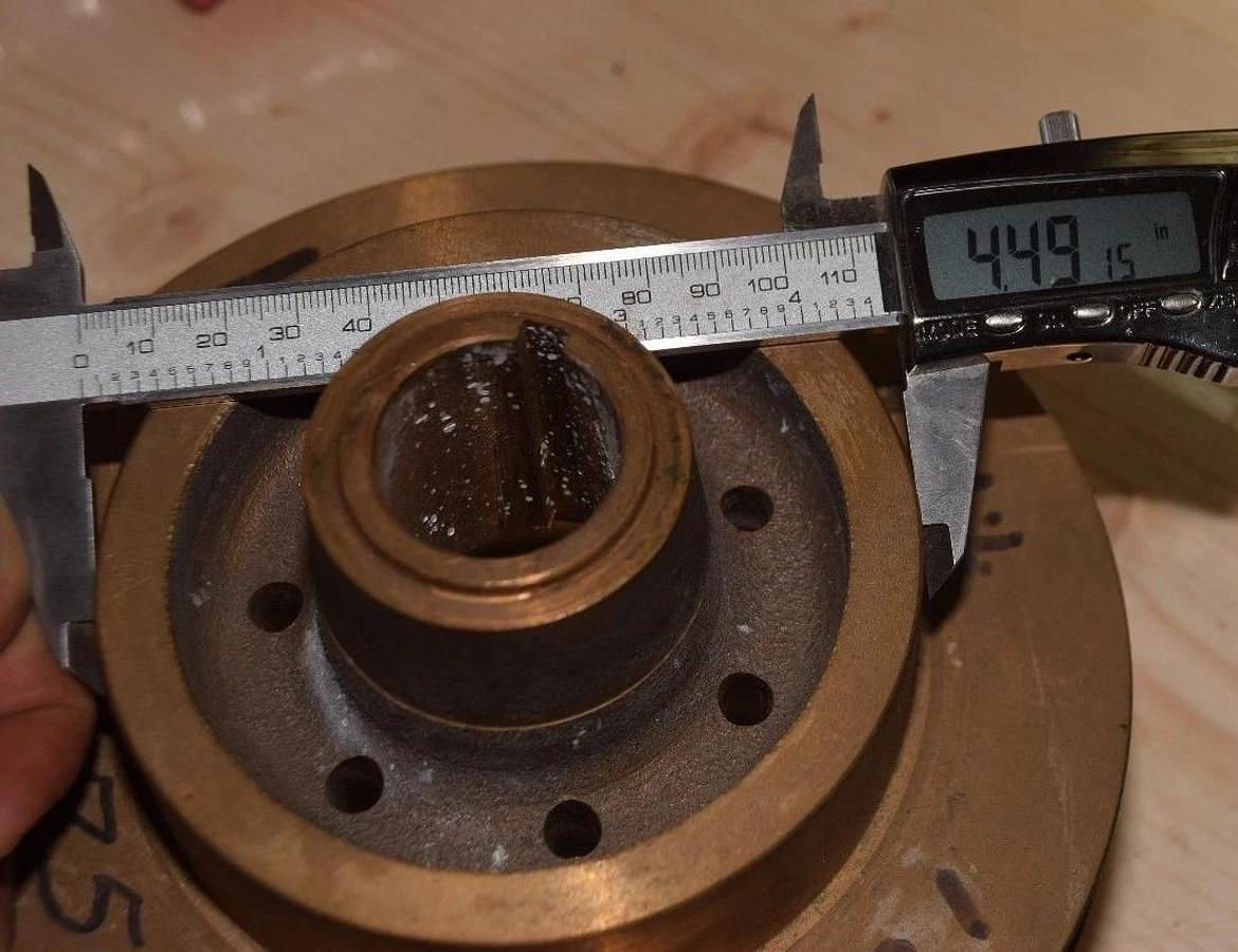 Goulds Industrial Brass Bronze Pump Impeller 1752 1624521 7.125  88680957-3