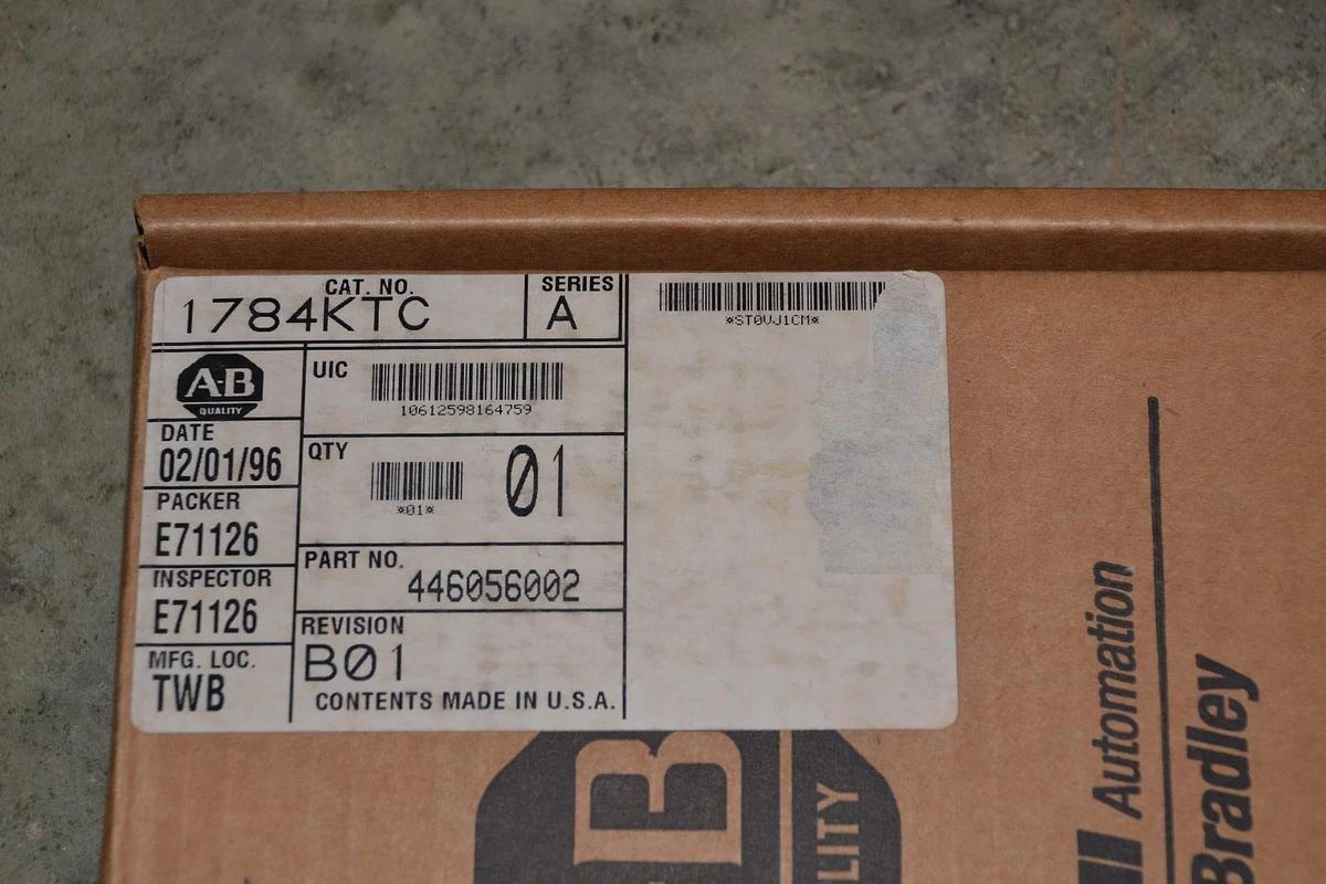 Used Allen Bradley Interface Card Module Board 1784KTC 1784-KTC Ser A B01 1784KTC/A