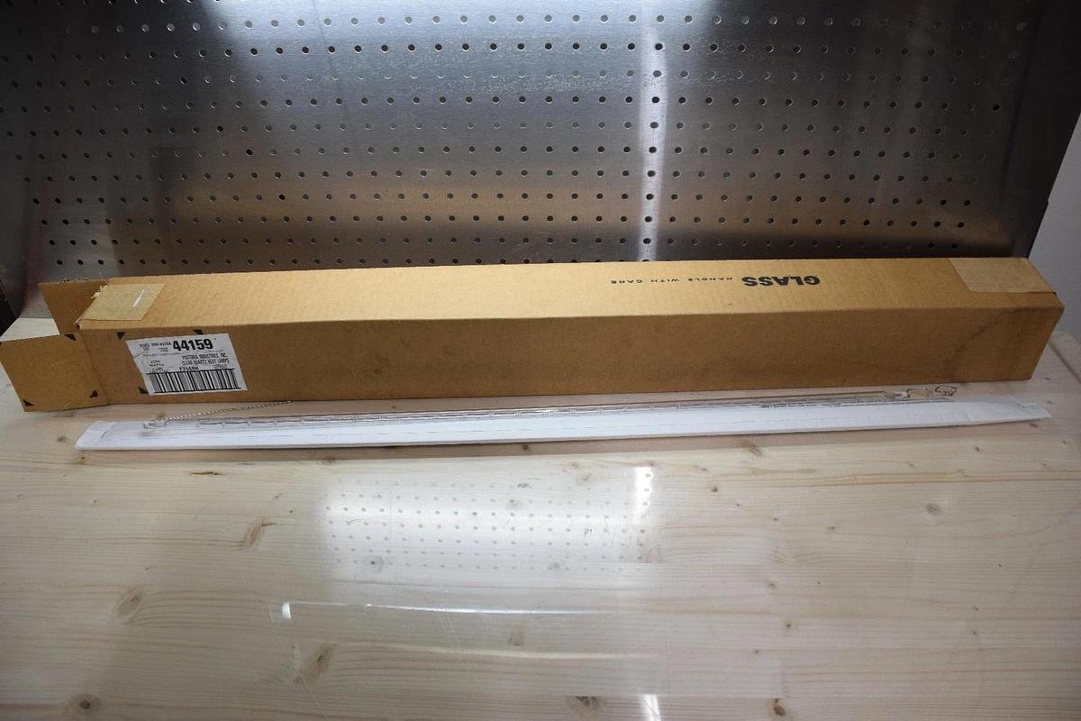 Used (BOX OF 6) FOSTORIA INDUSTRIES F2548H 2500W CLEAR QUARTZ Heat Lamp 3.65 kW, 480V