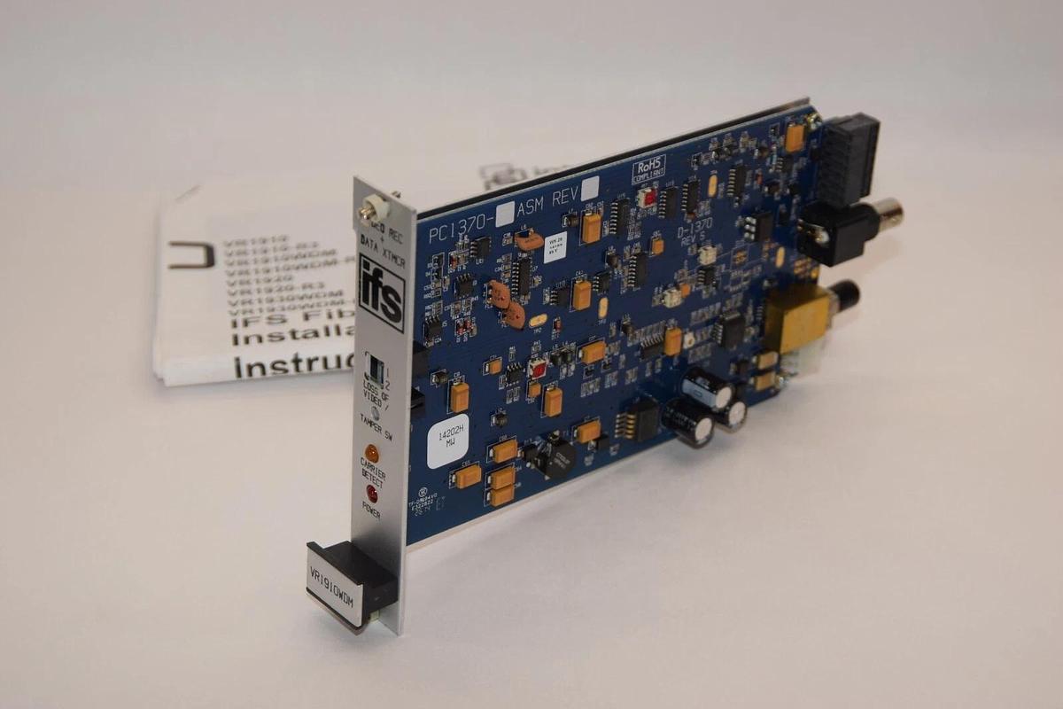 IFS Video Receiver + Data Transmitter Video Rec + Data Xtmcr VR1910WDM (NEW)