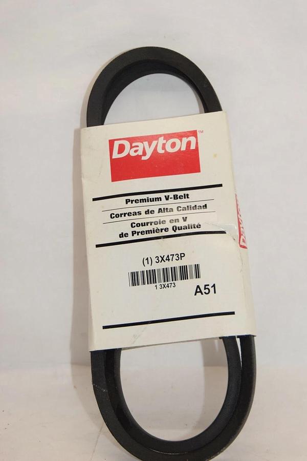 (NEW) DAYTON 3X473P Premium V-Belt