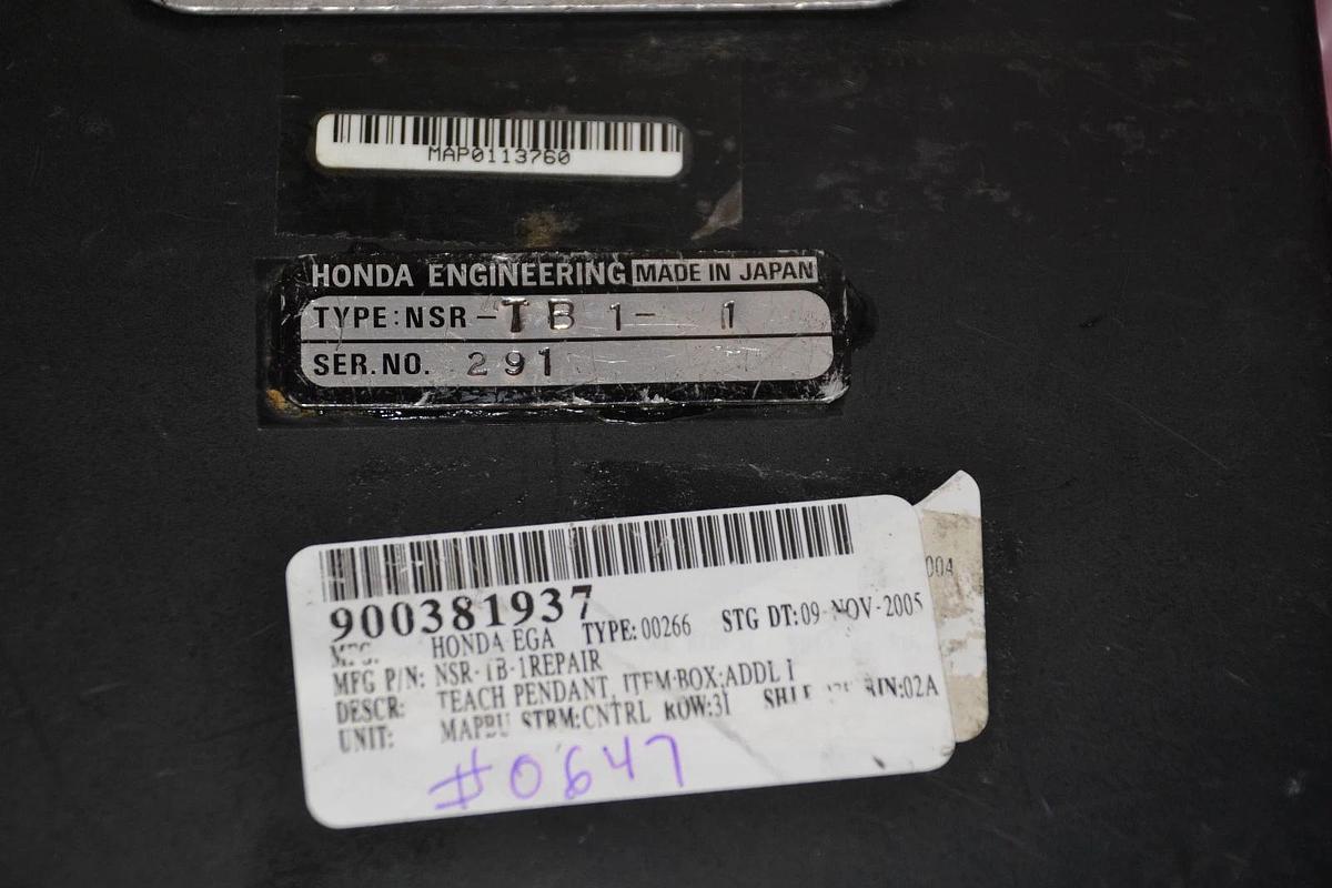 Used Honda EGA NSR-TB-1REPAIR TEACH PENDANT NSR-TB-1-1 ver 3.4 type 00266 MAPBU