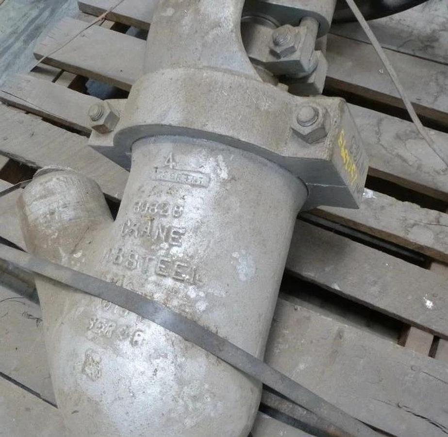 CRANE 4" High Pressure Valve, DA33440, 7191U160, 6170PSI, WCB, CR13, 2500