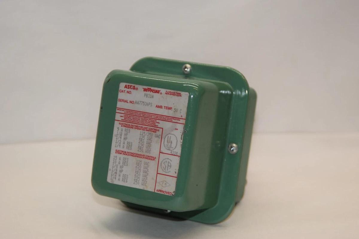 (NEW) ASCO PB31A RV34A11 3.5psig Pressure Switch Box