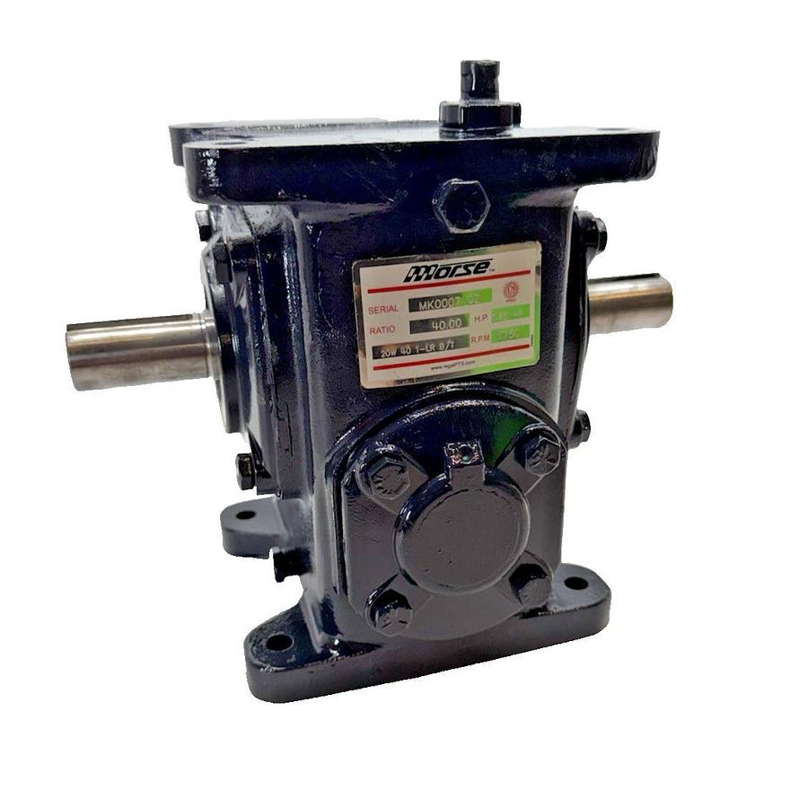 MORSE 18W 40 1-LR B/T 40:1 0.50HP 1750rpm Gear Speed Reducer 18W-40-1-LR-B/T