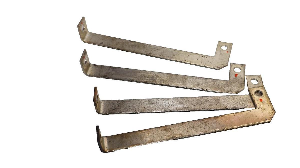 Used 8-1/4" x 3/4" x 1/8" Copper Buss Bar (Lot of 4)