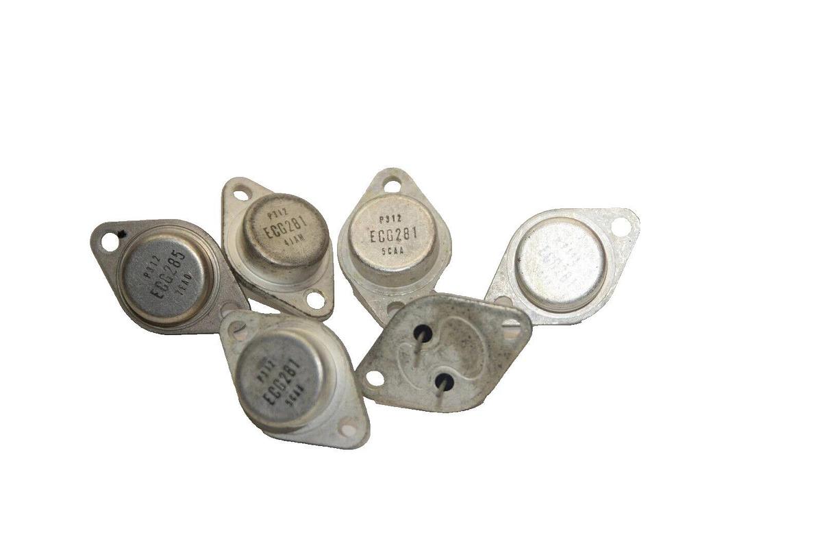 (NEW - Lot of 6) SYLVANIA ECG281 P312 Transistor