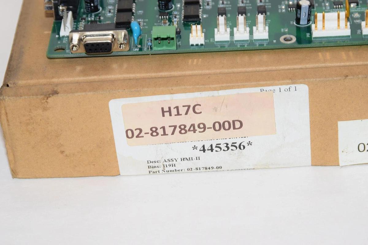 (NEW) EMERSON / LIEBERT 02-817849-00 Rev 9 02-806802-00 Rev 5 HMI-II Assy Board