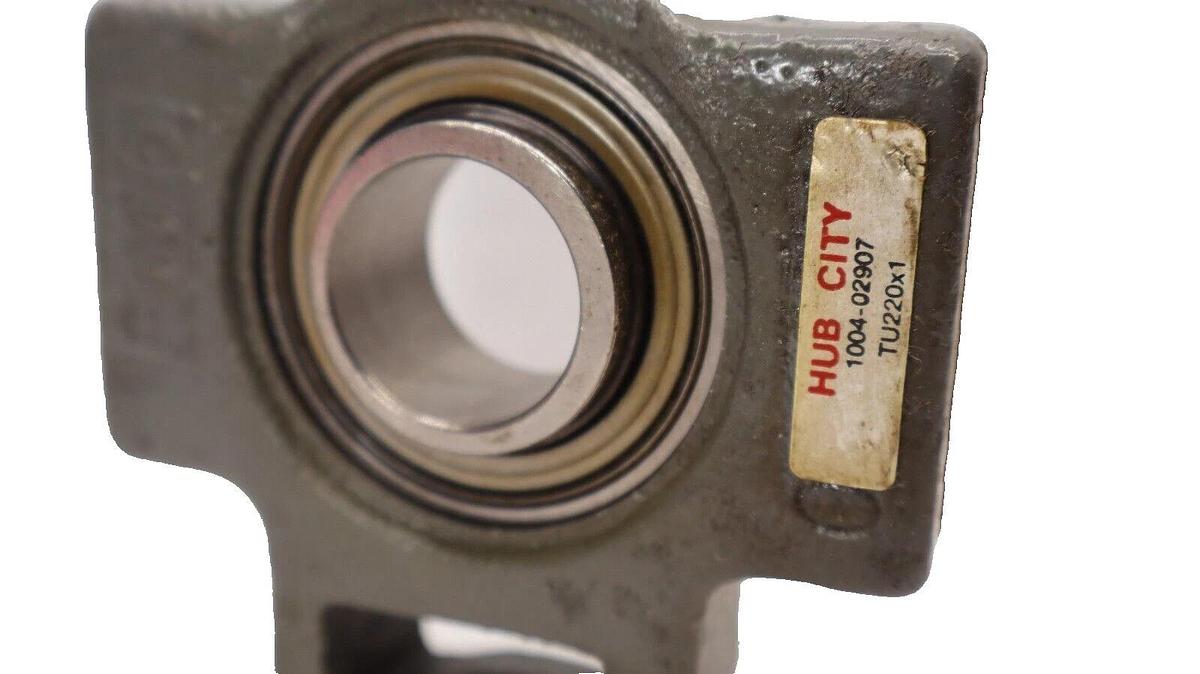 (NEW) HUB CITY 1004-02907 , 100402907 , TU220x1 Bearing Take-Up Unit Side Mount