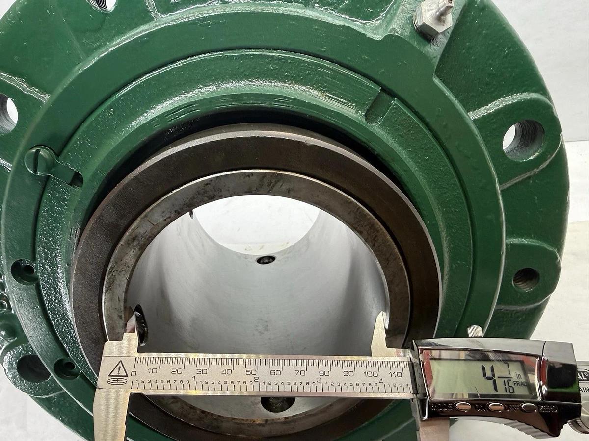 REX 4-7/16" ZBT-407 Self Alighning Flange roller Bearing 84633 REXNORD 130118