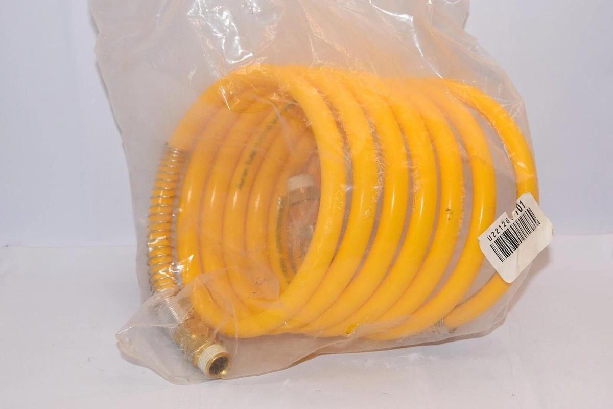 (NEW) SPEEDAIRE 1VEJ4 12' 1/2"NPT 170psi Nylon Air Hose