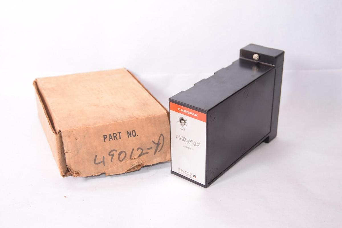 (NEW) RELIANCE 0-49012-A Cardpak Electronic Relay