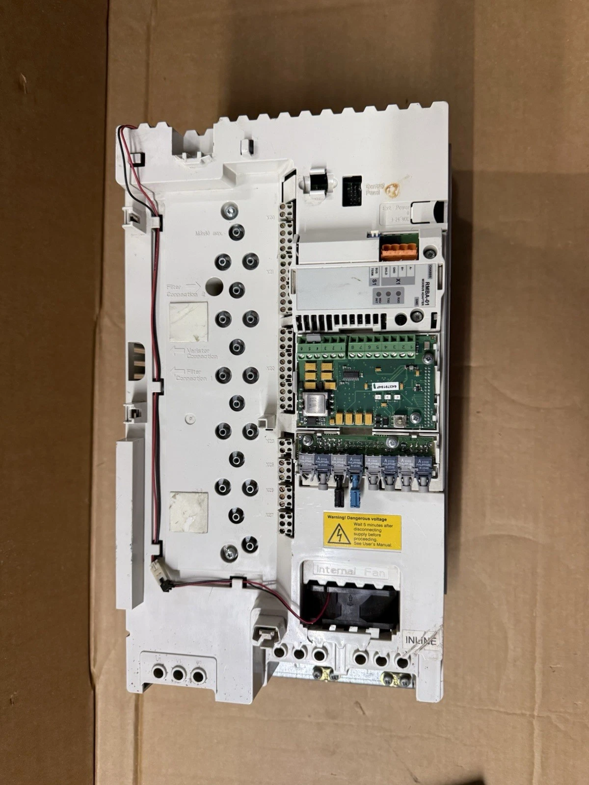 Used ABB ACS800-U1-0020-2+K458+L502+L503+N660(READ)