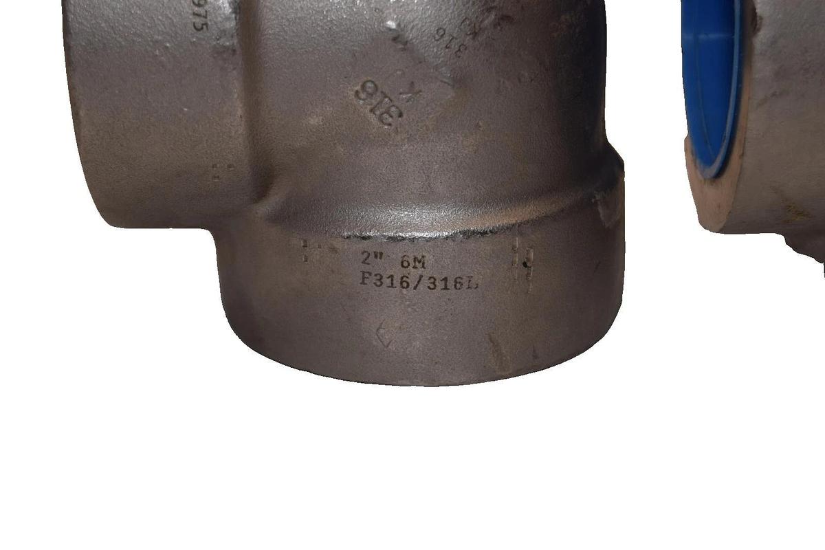 ASP A182F B16 2" Stainless Steel 90 Degree Socket Connect Elbow (New - Lot of 2)
