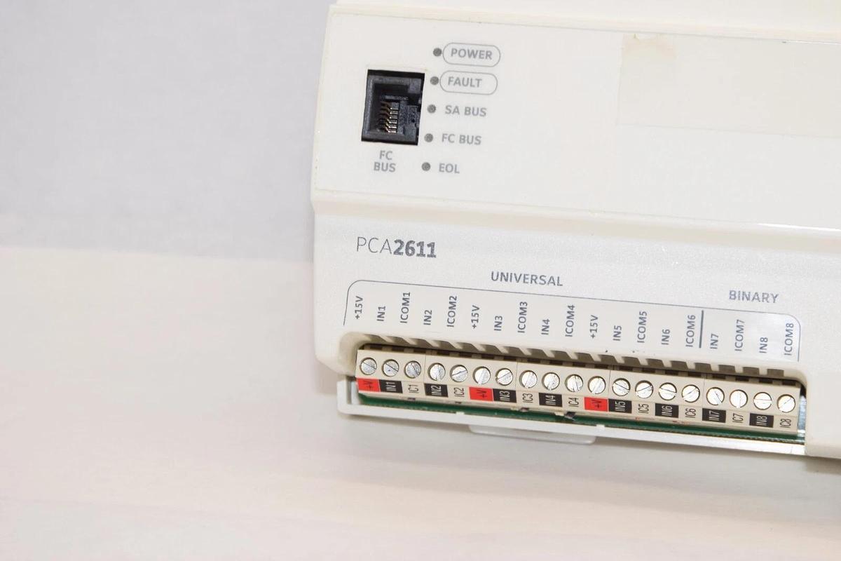 Used JOHNSON CONTROLS FX-PCA2611-0 Rev J Ver. 6.2 PCA2611 Programmable Controller