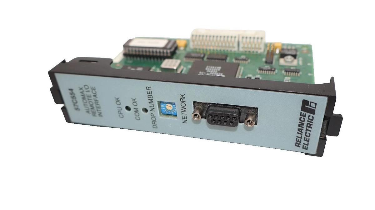 Used Reliance Electric Automax Remote 57C554 I/O Interface Circuit Board Card