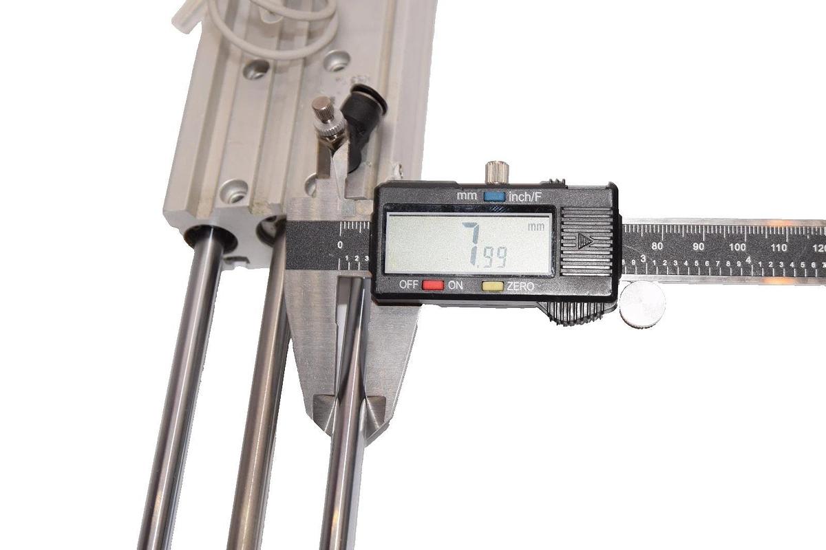 Used SMC MGPL16-100 , MGPL16100 1.0MPa Compact Glide Cylinder