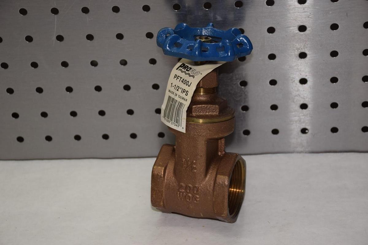 PROFLO PFT400J 1-1/2" IPS 200WOG GATE VALVE NEW