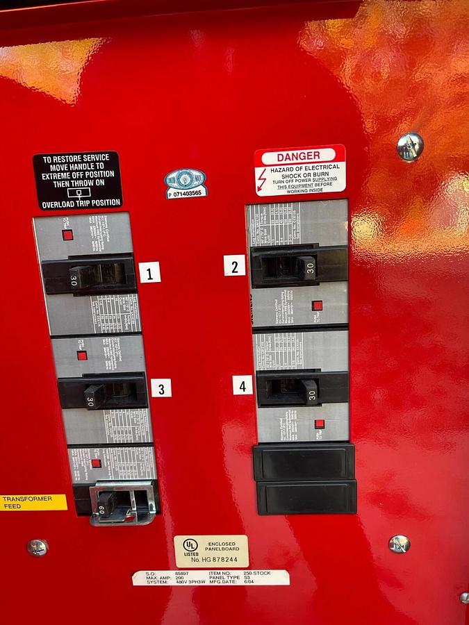 Porta-Safe Portable Electric Load Center SH-480V S2T25 25kva