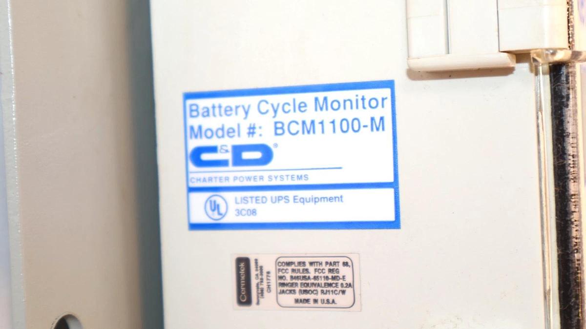 Used Charter Power Systems BCM1100-M Battery Cycle Monitor