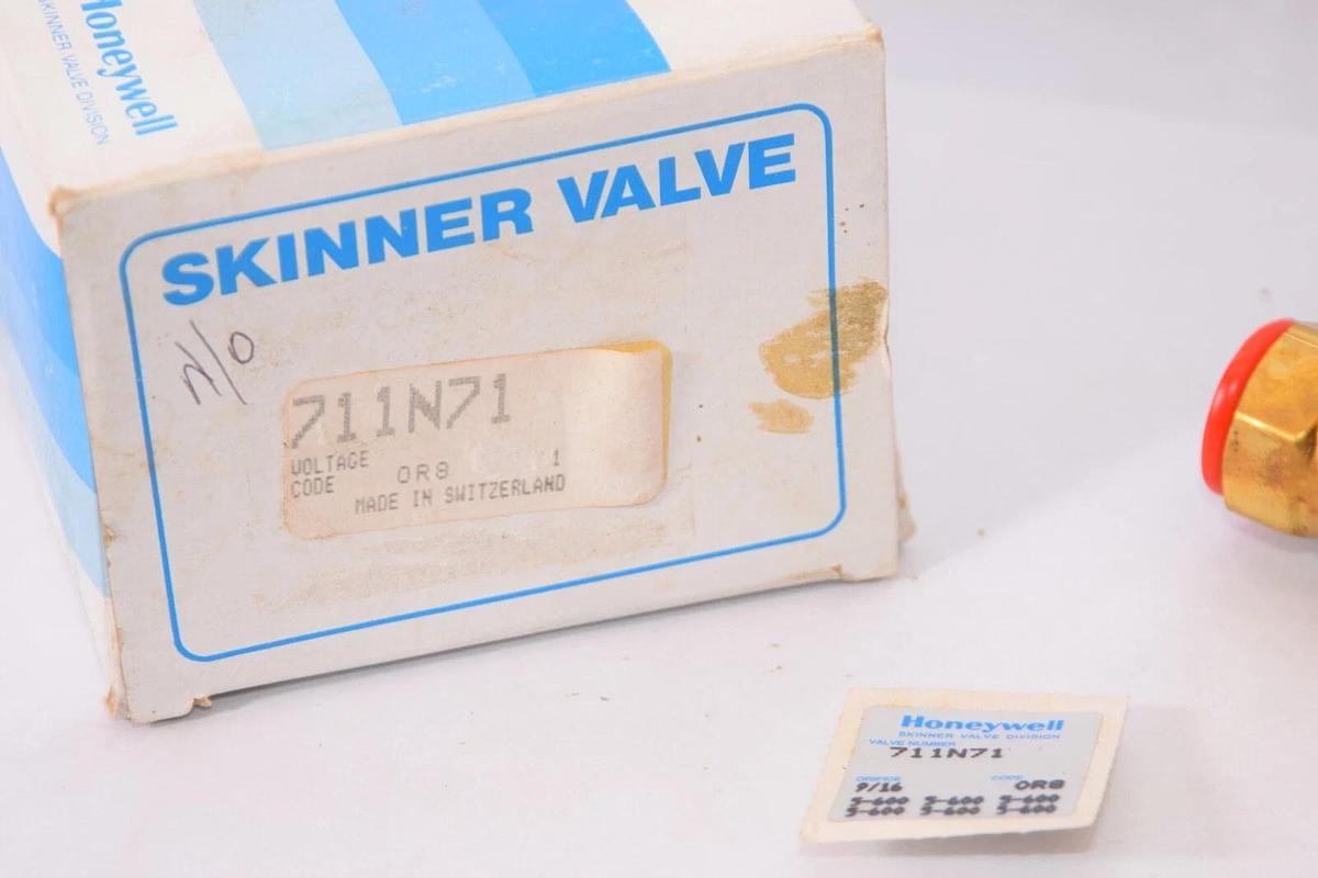 (NEW) HONEYWELL / SKINNER 711N71 9/16 Orifice  Valve