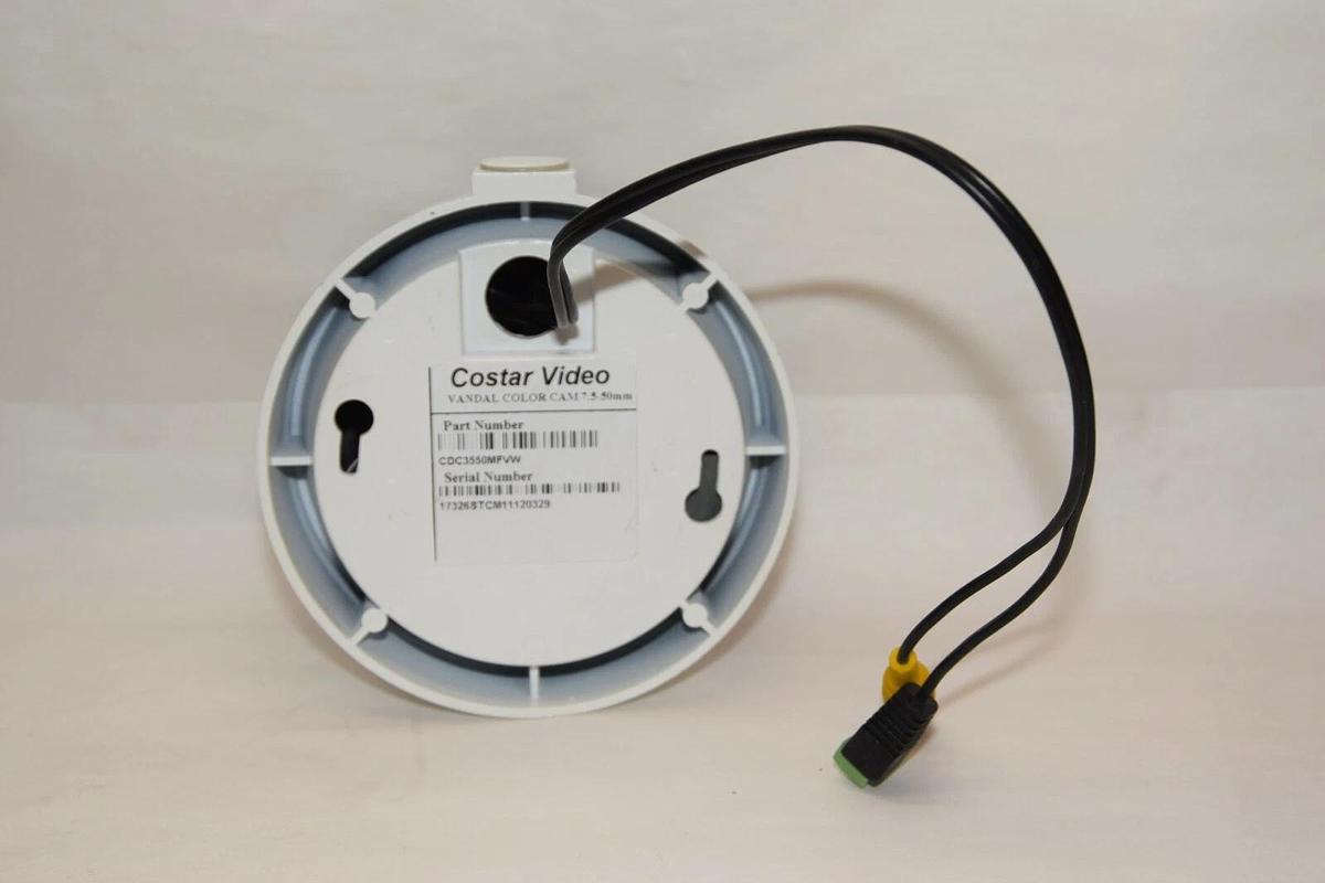 Used COSTAR CDC3550MFVW 7.5-50mm Vandal Color Dome Security Camera