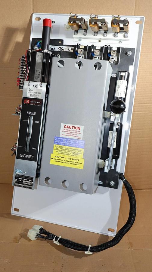 Used Zenith Automatic Transfer Switch ZTSH8EX-5 ZTSH8EX5  80a 80 Amp 480v 3ph K2119