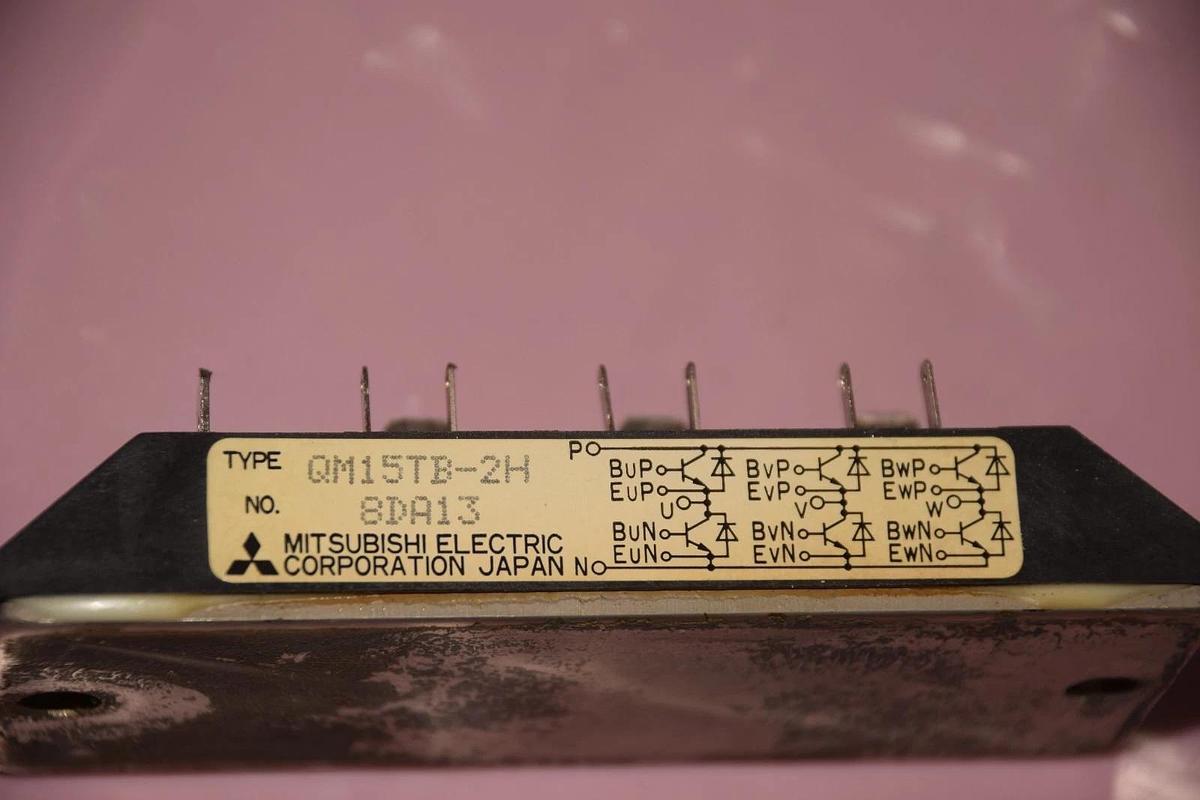 Used MITSUBISHI QM15TB-2H,  IGBT POWER MODULE QM15TB2H