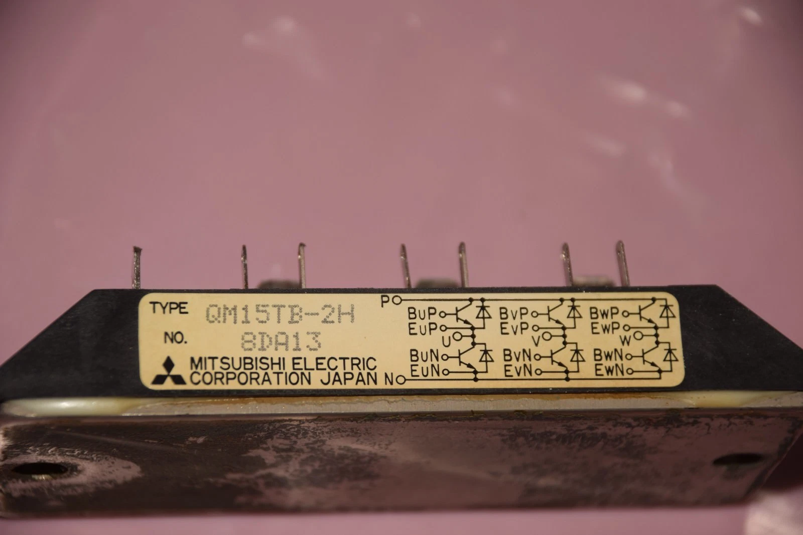 Used MITSUBISHI QM15TB-2H, IGBT POWER MODULE QM15TB2H