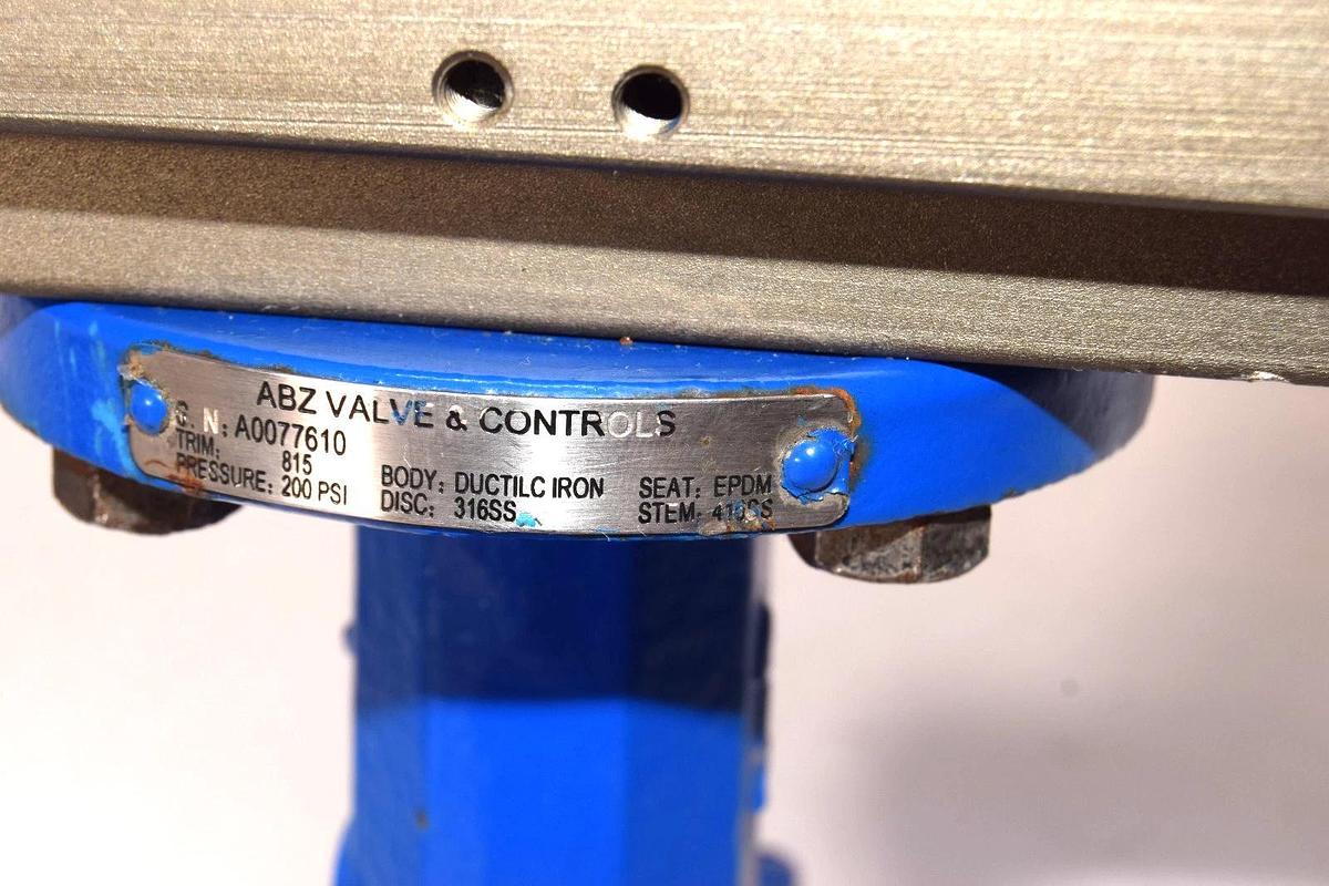 ABZ Valve & Controls DA 75 , DA75 200psi 316SS EPDM 3" Butterfly Valve (New)