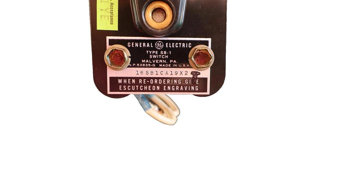 Used GE , General Electric 16SB1CA19X2 Type SB-1 Control Ammeter Switch