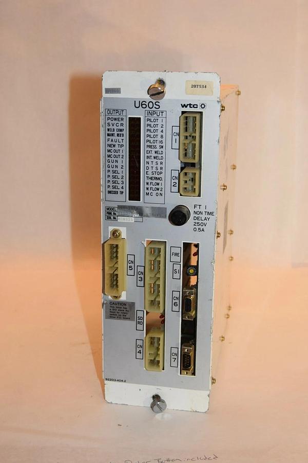 Used WTC WELDING TECHNOLOGY CORP TIMER for welding control controller U60-T95A