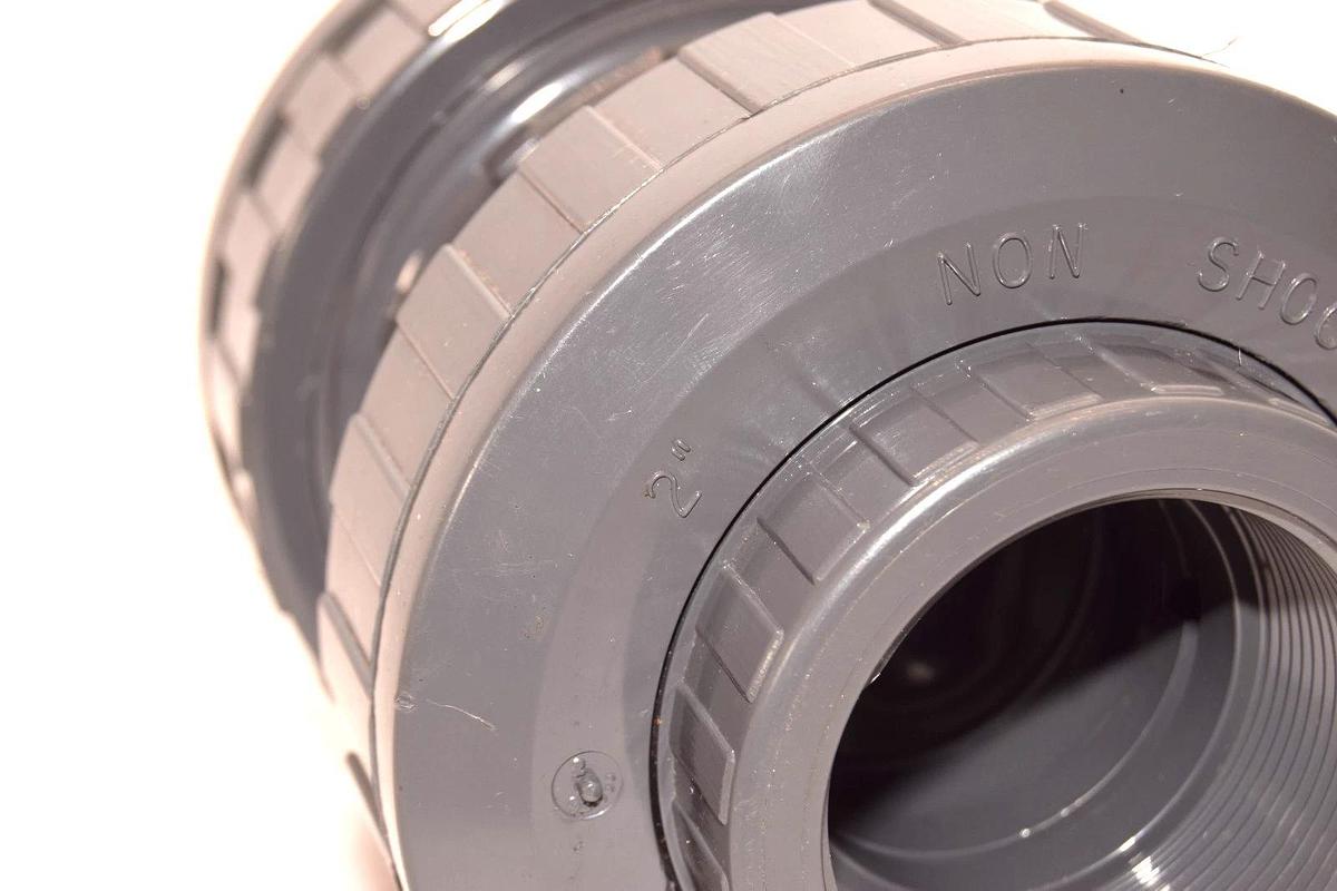 George Fischer 2" Threaded Non-Shock True Union Ball Valve PVC (New)