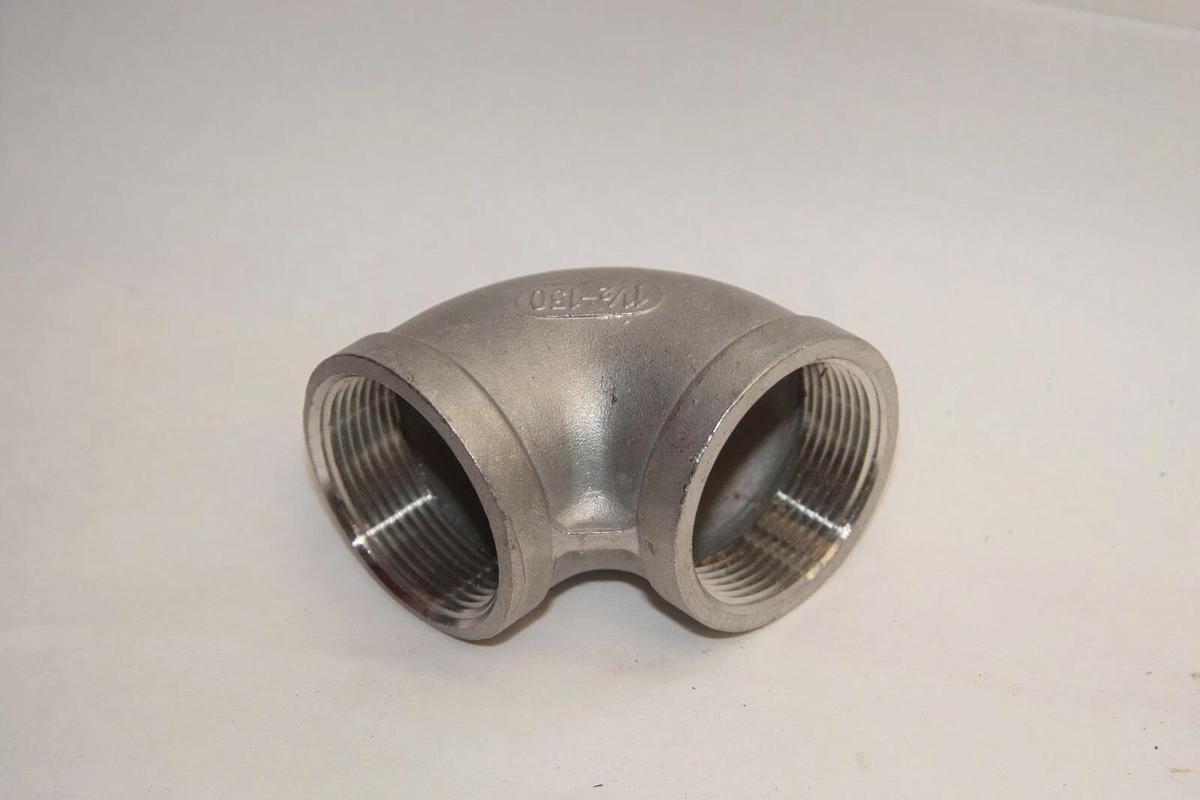 (NEW) Stainless Steel 1-1/2 -150 1-1/2" 90 Degree 316 Stainless Pipe Fitting