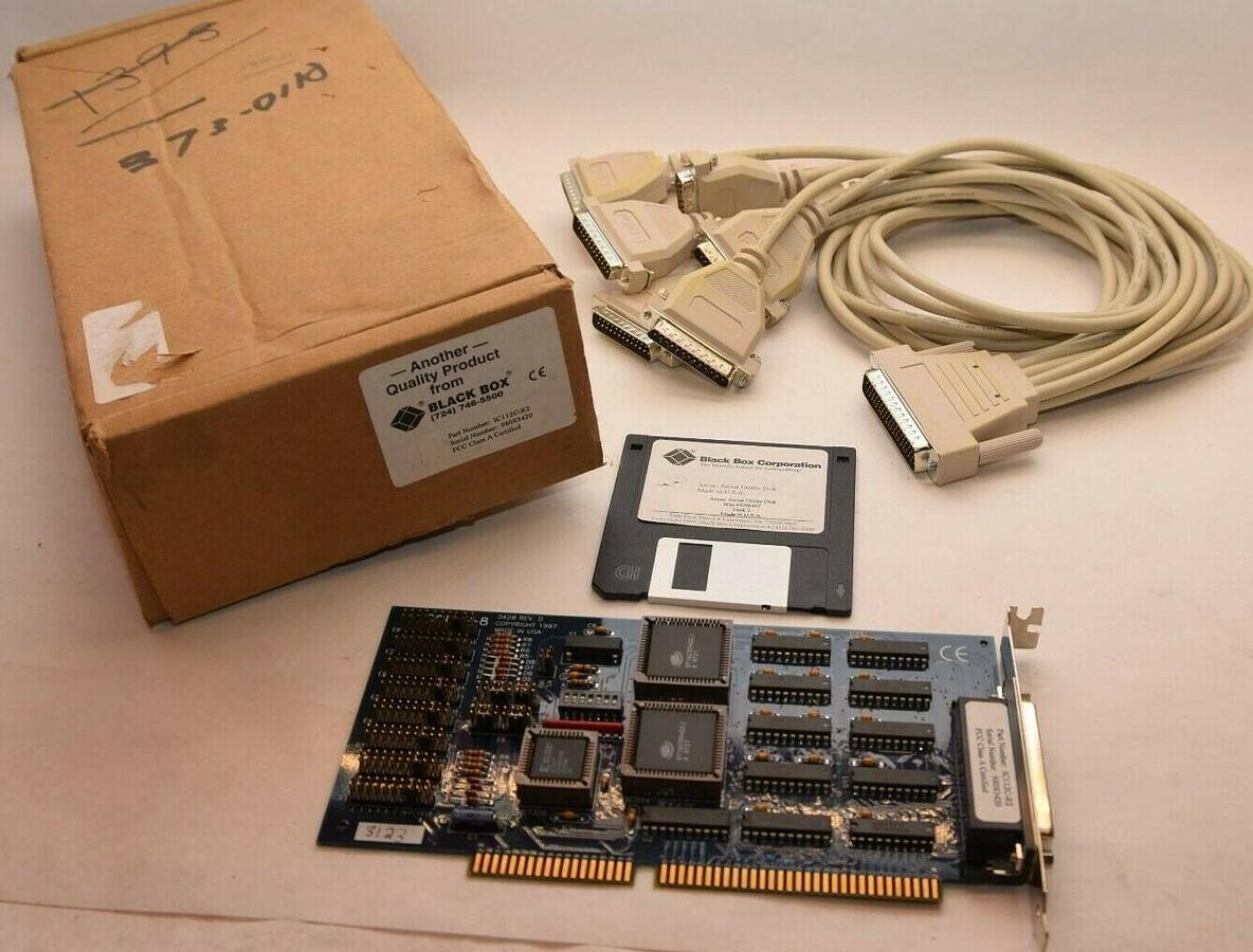 (NEW) BLACK BOX CORP IC112C-R2 IC112CR2 8-Port Interface Block Module