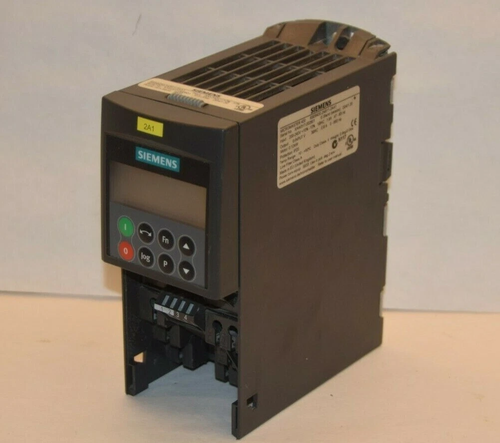 Used SIEMENS 6SE6420-2AB11-2AA1 200-240V 0.12Kw Micromaster 420 AC Drive