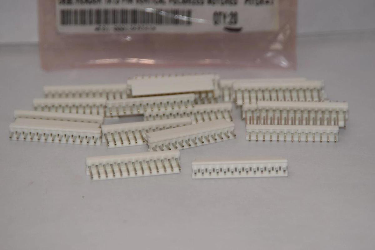 (NEW -Lot 20) 1-640456-3 , FWNH000027-00A 1x13 Pin Header Connector