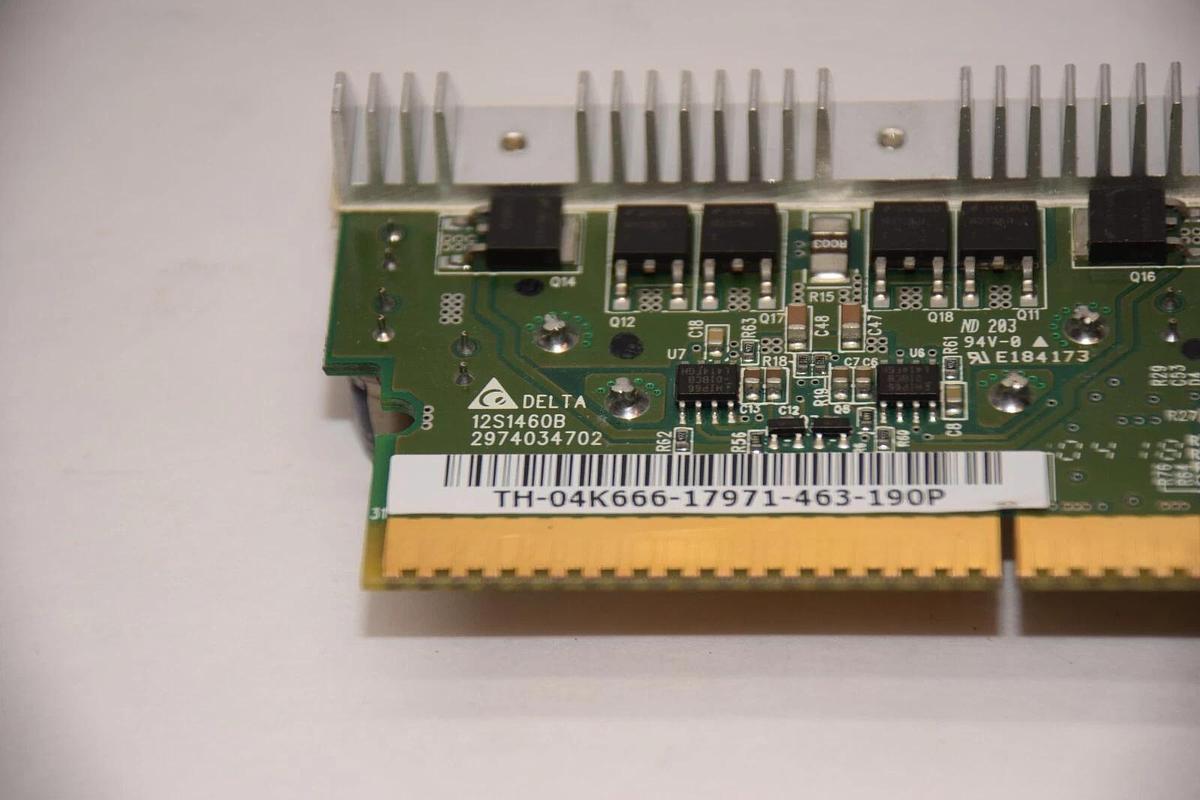 Used DELTA 12S1460B , TH-04K666-17971-463-190P Rev D00 Voltage Regulator Module