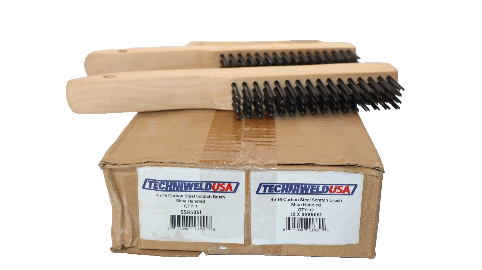TechniweldUSA Carbon Steel Brush Scratch 4x16 SS85051 (New - Box of 12)