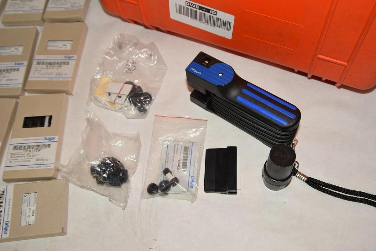 Used Drager 4056098 HazMat Simultest Kit With Accessories