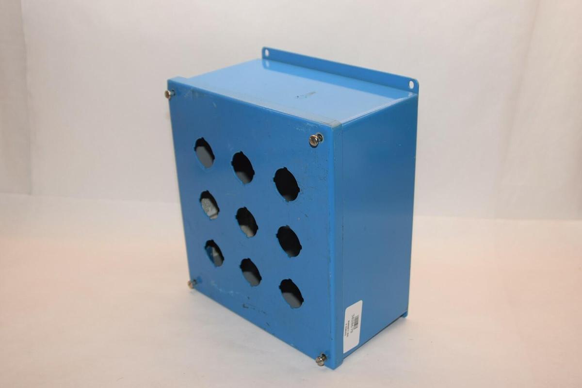 (NEW) HOFFMAN E1 Type 12 & 13 9.5" x 8.5" x 5" 9-Hole Enclosure