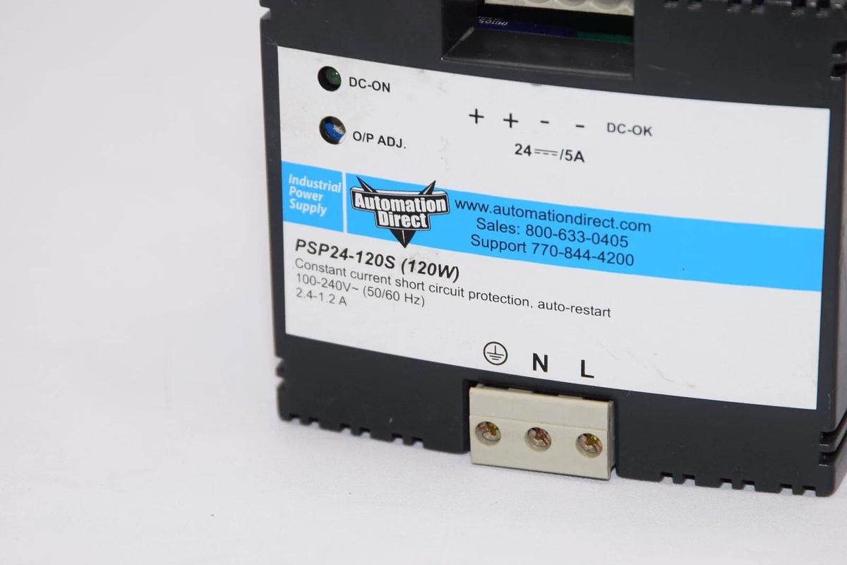 Used AUTOMATION DIRECT PSP24-120S 120w PSP24120S 2.4-1.2A Power Supply *Broken Casing