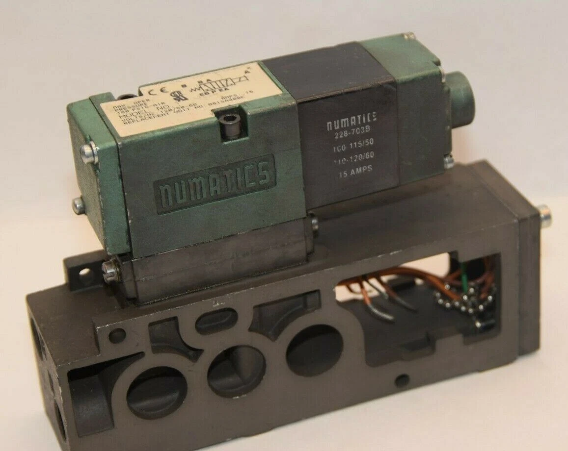 (NEW) NUMATICS EBPEA 081SA400K 150psig 120V Solenoid Valve & Base