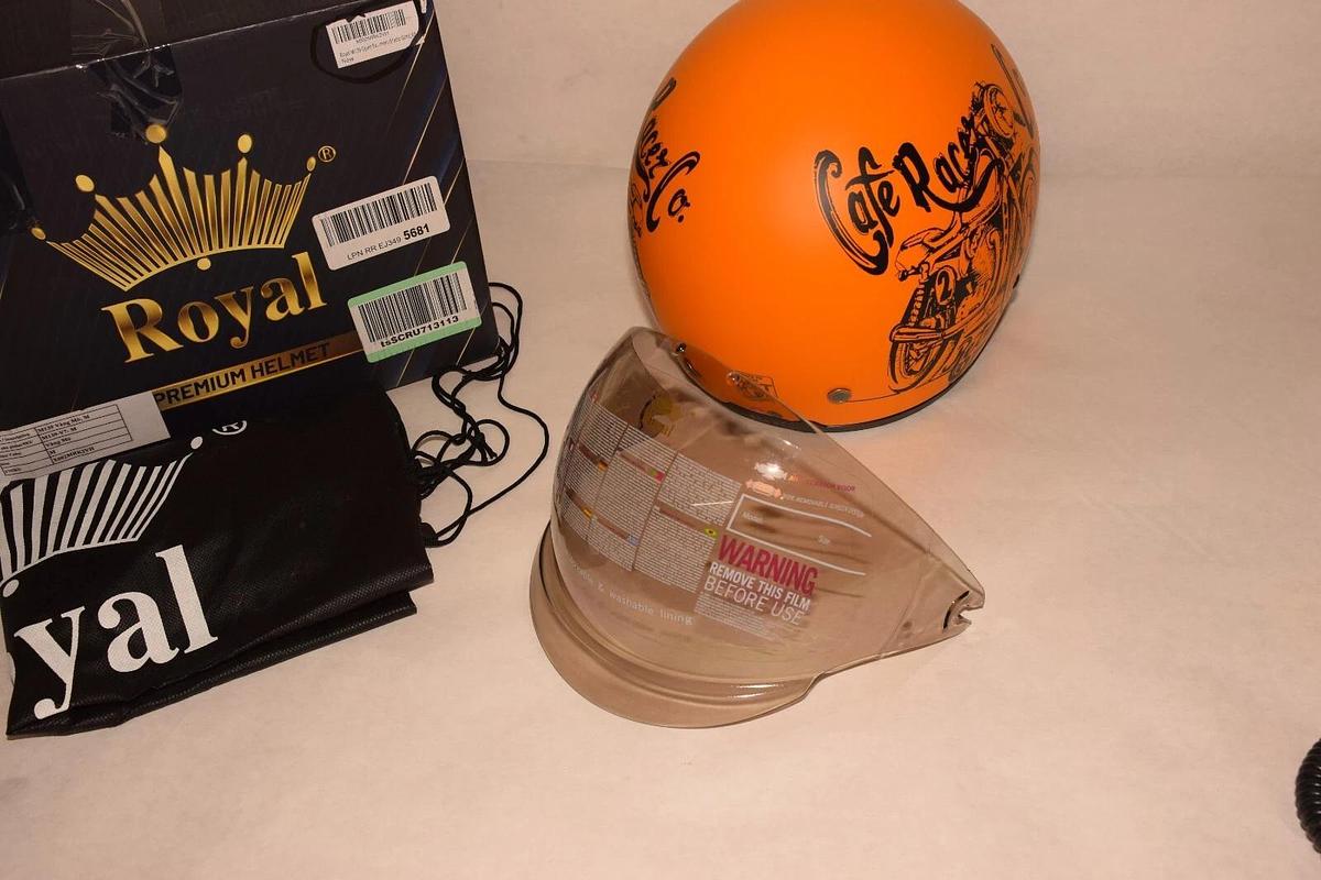 Used ROYAL M139 , FMVSS Open Face Retro / Vintage Motorcycle Helmet - Medium M