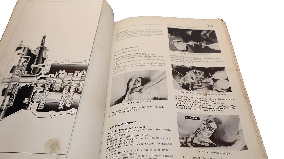 Used MAZDA RX-3 , 808 Chassis Workshop Manual