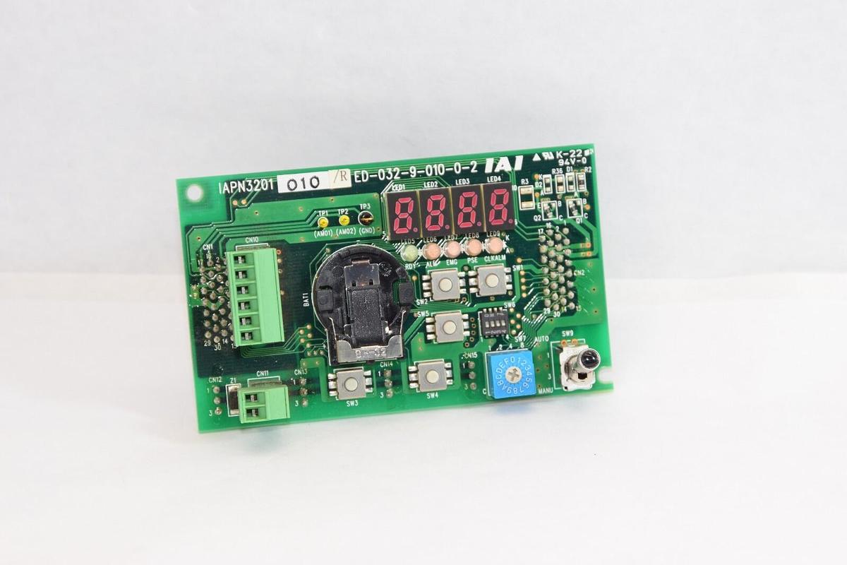 Used IAI IAPN3201 010 ED-032-9-010-0-2 4-Digit Circuit Board