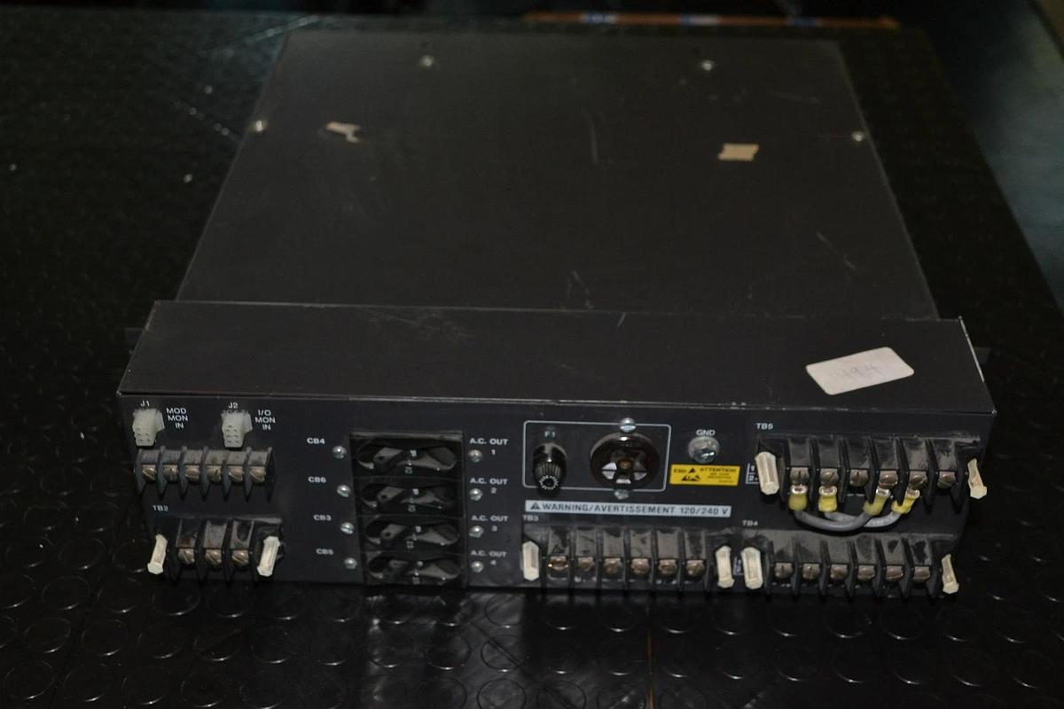 Used BAILEY POWER ENTRY PANEL NPEP01 NETWORK 90 120 VAC 2 X 25 A