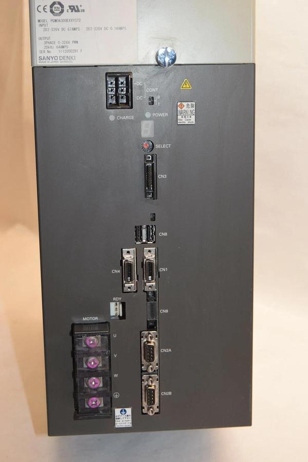 Used SANYO DENKI Amplifier Unit DC Drive PQM0A300EXXYST2  PQMOA300EXXYST2